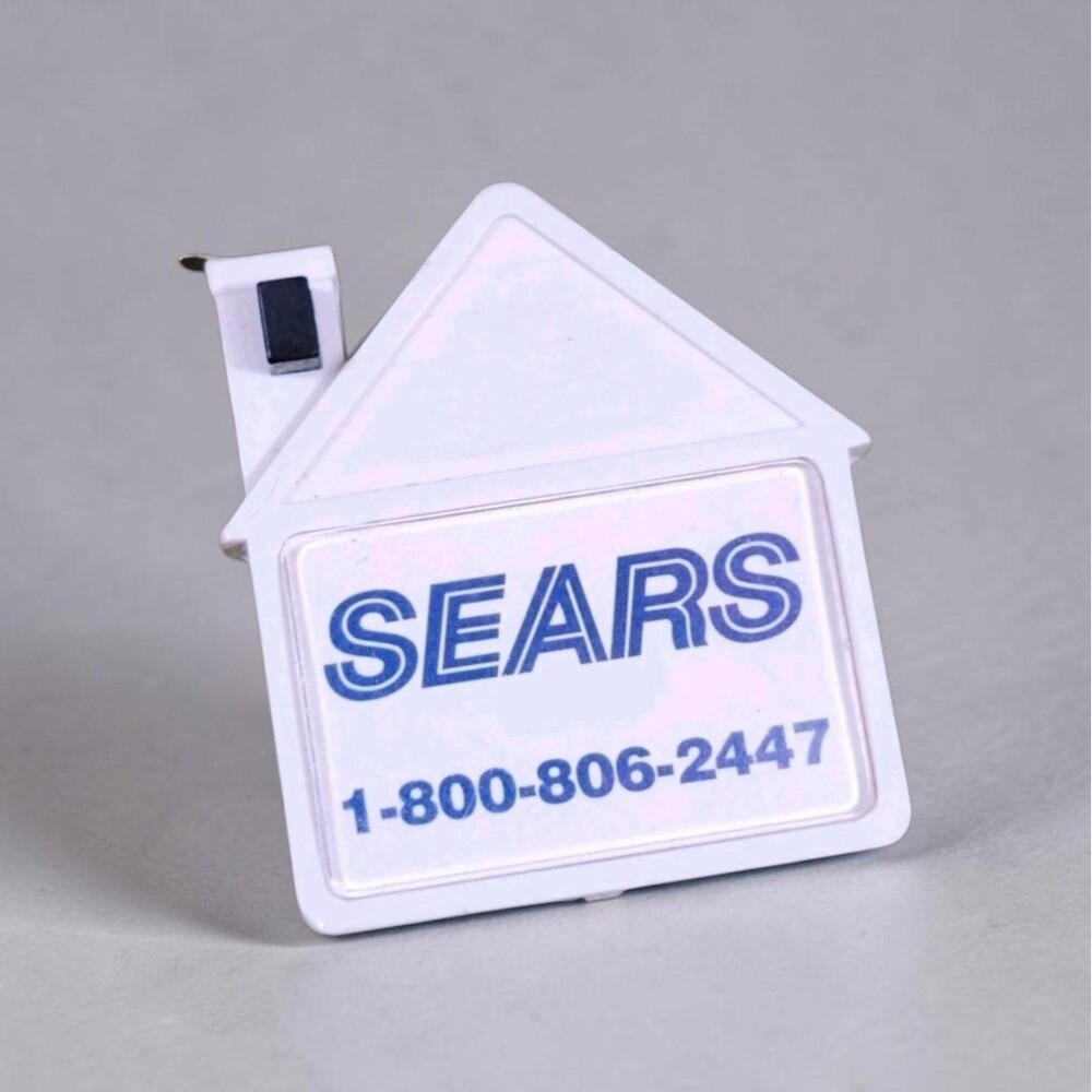 Vintage Sears House Shaped Tape Measure Retractable Advertising Promo Gift Retro